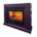 RealFlame Электрокамин Stanley 26 Plum сливовый с очагом 3D Helios 26
