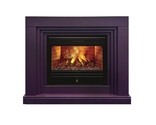 RealFlame Электрокамин Stanley 26 Plum сливовый с очагом 3D Novara