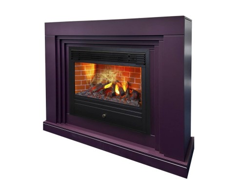 RealFlame Электрокамин Stanley 26 Plum сливовый с очагом 3D Novara