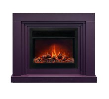 RealFlame Электрокамин Stanley 26 Plum сливовый с очагом Moonblaze Black