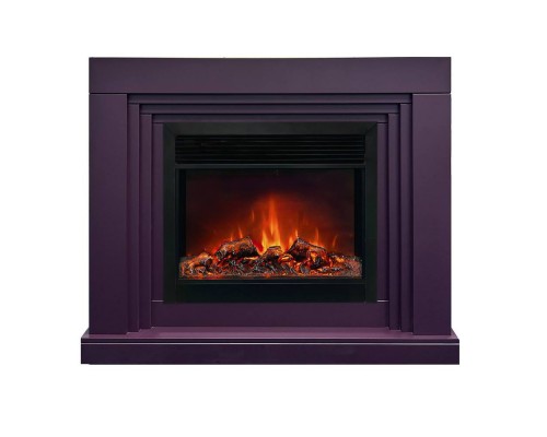 RealFlame Электрокамин Stanley 26 Plum сливовый с очагом Moonblaze Black