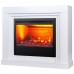 RealFlame Электрокамин Stanley 26 WT белый с очагом 3D Helios 26