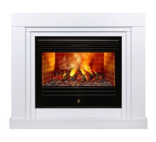 RealFlame Электрокамин Stanley 26 WT белый с очагом 3D Novara