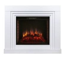 RealFlame Электрокамин Stanley 26 WT белый с очагом Epsilon 26 S IR