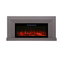 RealFlame Электрокамин Stanley 42 BG мокко c Diamond 42, с муляжом дров и кристаллами