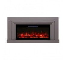 RealFlame Электрокамин Stanley 42 BG мокко с очагом Diamond 42, с муляжом дров и кристаллами