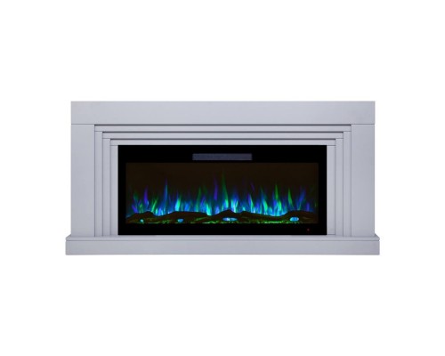 RealFlame Электрокамин Stanley 42 GR c Diamond 42, с муляжом дров и кристаллами