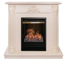 RealFlame Электрокамин Stefania WT айвори с очагом 3D Olympic