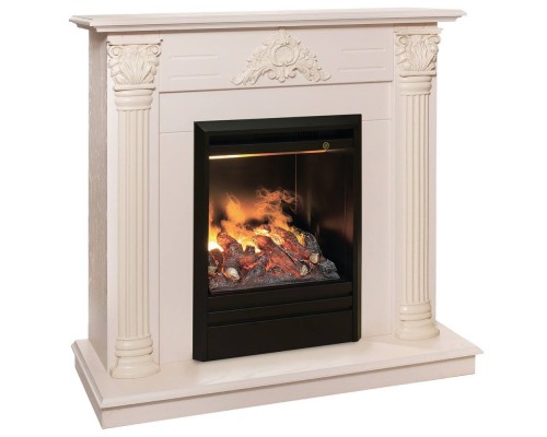 RealFlame Электрокамин Stefania WT айвори с очагом 3D Olympic