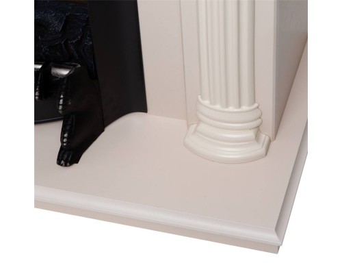 RealFlame Электрокамин Stefania WT айвори с очагом 3D Olympic