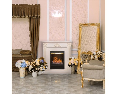 RealFlame Электрокамин Stefania WT айвори с очагом 3D Olympic