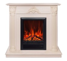 RealFlame Электрокамин Stefania WT айвори с очагом Eugene