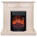 RealFlame Электрокамин Stefania WT айвори с очагом Majestic Lux Black RC