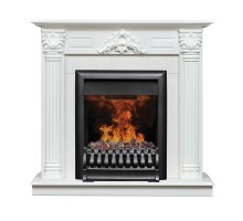 RealFlame Электрокамин Stefania WT белое золото с очагом 3D Oregan