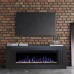 RealFlame Электрокамин Stockholm 50 BLM черный с очагом Saphir 50