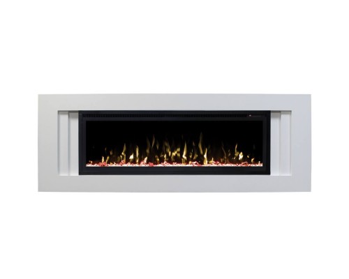 RealFlame Электрокамин Stockholm 50 WT белый с очагом Saphir 50