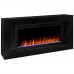 RealFlame Электрокамин Stockholm BLM черный с очагом Saphir 42