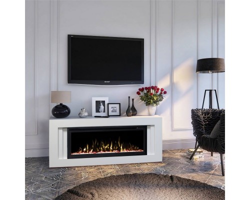 RealFlame Электрокамин Stockholm WT белый с очагом Saphir 42