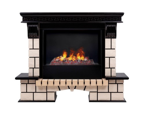 RealFlame Электрокамин Stone 26 AO античный дуб с очагом 3D Cassette 630