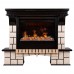 RealFlame Электрокамин Stone 26 AO античный дуб с очагом 3D Helios 26 SBG