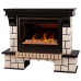 RealFlame Электрокамин Stone 26 AO античный дуб с очагом 3D Helios 26 SBG