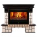 RealFlame Электрокамин Stone 26 AO античный дуб с очагом 3D Novara
