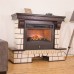 RealFlame Электрокамин Stone 26 AO античный дуб с очагом 3D Novara