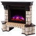 RealFlame Электрокамин Stone Coner AO античный дуб с очагом Saphir 25,5