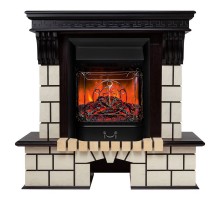 RealFlame Электрокамин Stone STD AO античный дуб с Majestic Lux Black