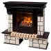 RealFlame Электрокамин Stone STD AO античный дуб с очагом 3D Olympic