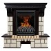RealFlame Электрокамин Stone STD AO античный дуб с очагом Oregan
