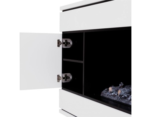 RealFlame Электрокамин Vega CST1000 WT с очагом 3D Cassette 1000 Black Panel