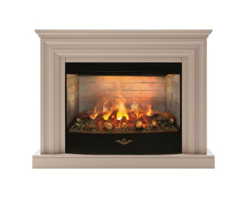 RealFlame Электрокамин Weston 33 BG кашемир с очагом 3D Firestar 33