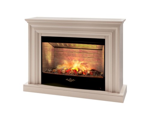 RealFlame Электрокамин Weston 33 BG кашемир с очагом 3D Firestar 33