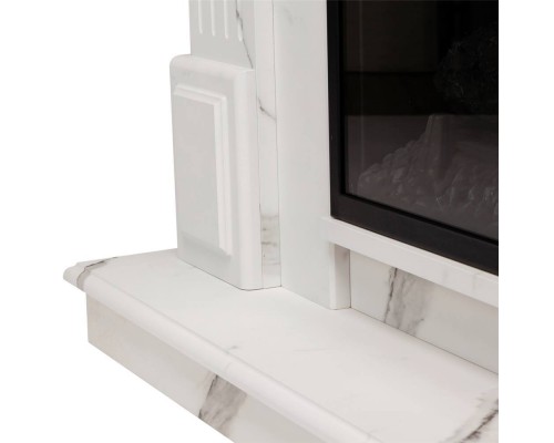 RealFlame Портал для электрокамина Carolina 25,5 WT Мрамор белый RealFlame Портал для электрокамина Carolina 25,5 WT Мрамор белый