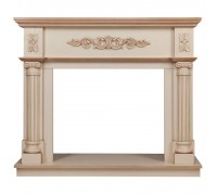 RealFlame Портал для электрокамина Silvia 26 WT Белый дуб с бежевой патиной