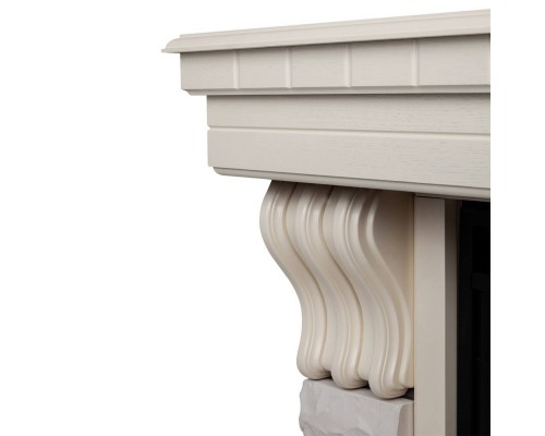 RealFlame Портал каминный из МДФ Country 33 белый дуб, белый камень