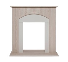 Портал каминный из МДФ Hanna STD LO светлый дуб, под очаги (Majestic, Fobos, Eugene, 3D Olympic)