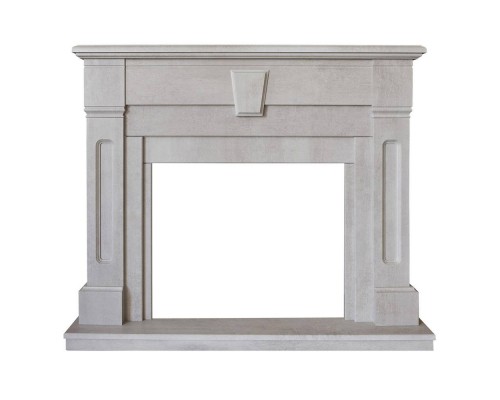 RealFlame Портал каминный из МДФ Kellie белый камень