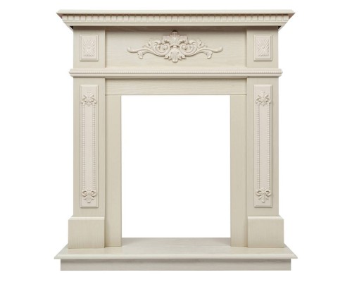 RealFlame Портал каминный из МДФ Lilian WT жемчуг, под очаги (Majestic, Fobos, Eugene, 3D Olympic)
