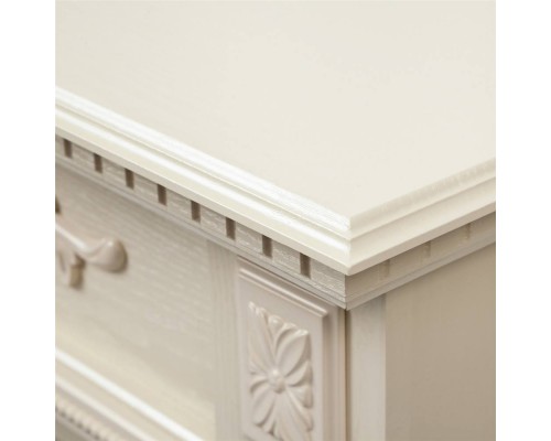 RealFlame Портал каминный из МДФ Lilian WT жемчуг, под очаги (Majestic, Fobos, Eugene, 3D Olympic)