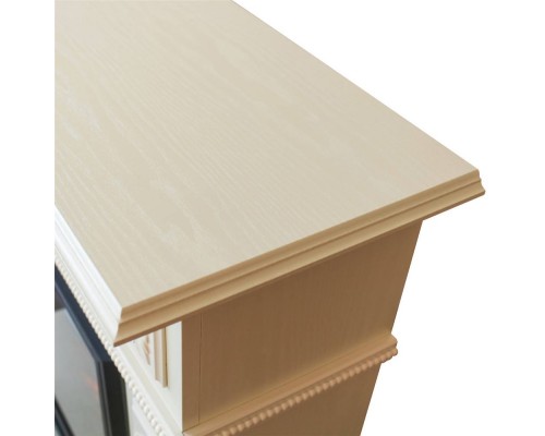 RealFlame Портал каминный из МДФ Lilian WT жемчуг, под очаги (Majestic, Fobos, Eugene, 3D Olympic)