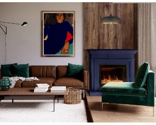 RealFlame Портал каминный из МДФ Marco 25,5/26 NB индиго