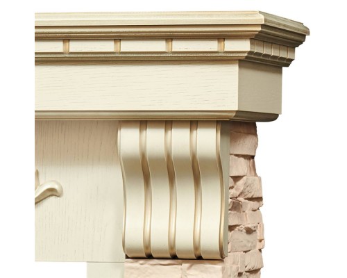 RealFlame Портал каминный из МДФ Marseille Luxe 24 белый, белый дуб