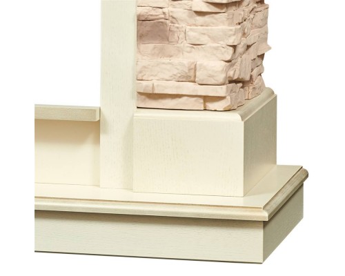 RealFlame Портал каминный из МДФ Marseille Luxe 24 белый, белый дуб