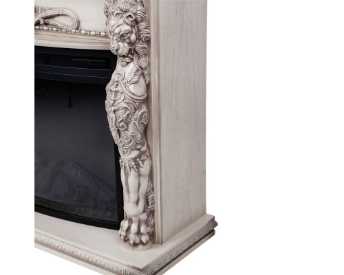 RealFlame Портал каминный из МДФ Romano 33 белый, для очагов Firespace 33 и 3D Firestar 33, Epsilon 33