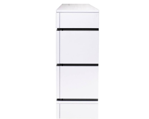 RealFlame Портал каминный из МДФ Seattle 62 WT белый, для очага Saphir 60