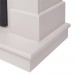 RealFlame Электрокамин Selena STD PN пудра с очагом Majestic Lux Black