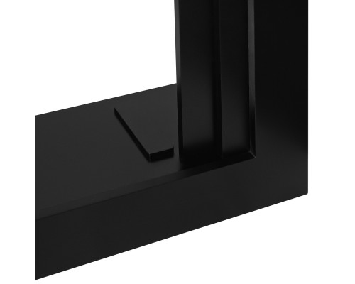 RealFlame Портал каминный из МДФ Stockholm BLM 60 черный для очага Saphir 60, Manhattan
