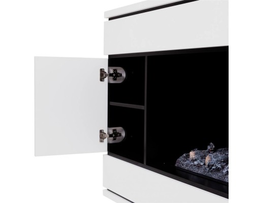 RealFlame Портал каминный из МДФ Vega WT 1000 белый, с полками